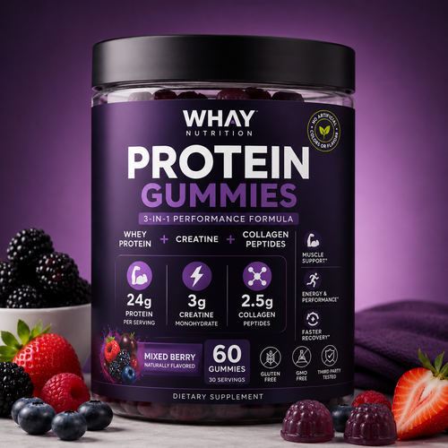 WHAY™ 3 in 1 Protein Gummies - Zero Sugar