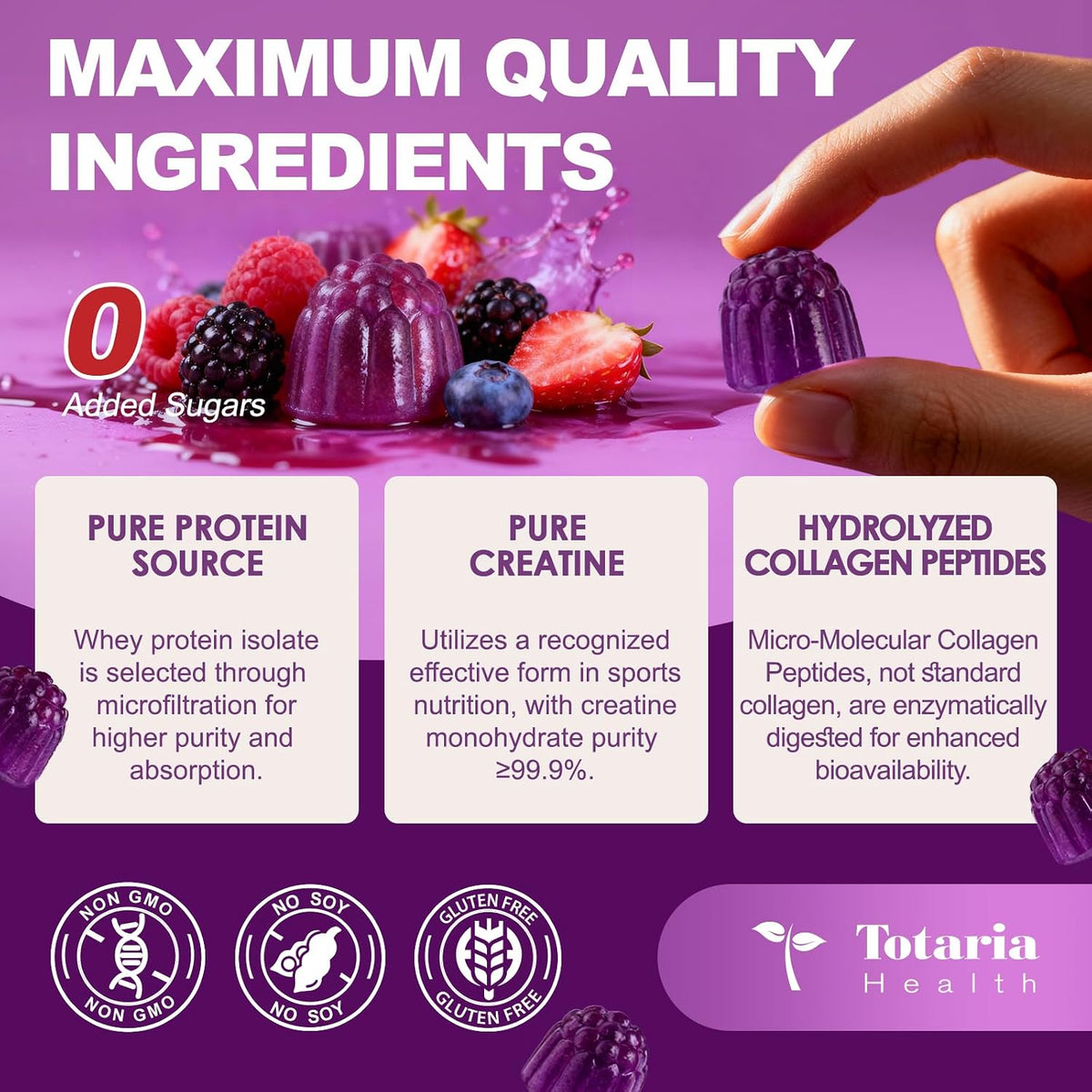 WHAY™ 3 in 1 Protein Gummies - Zero Sugar