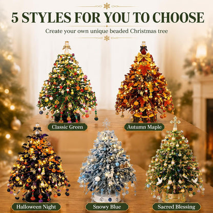 CraftJoy™ DIY Beaded Christmas Tree Kit